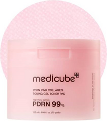 PDRN Pink Collagen Toning Gel Toner Pad